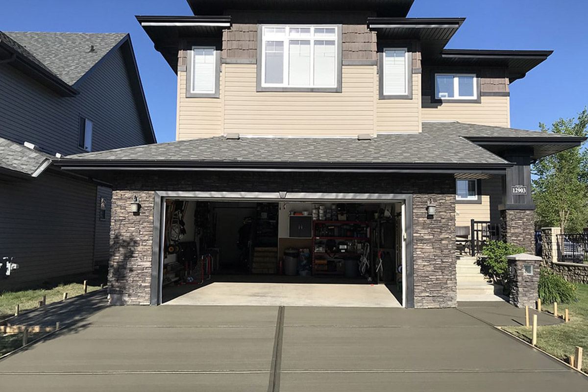 Concrete driveways