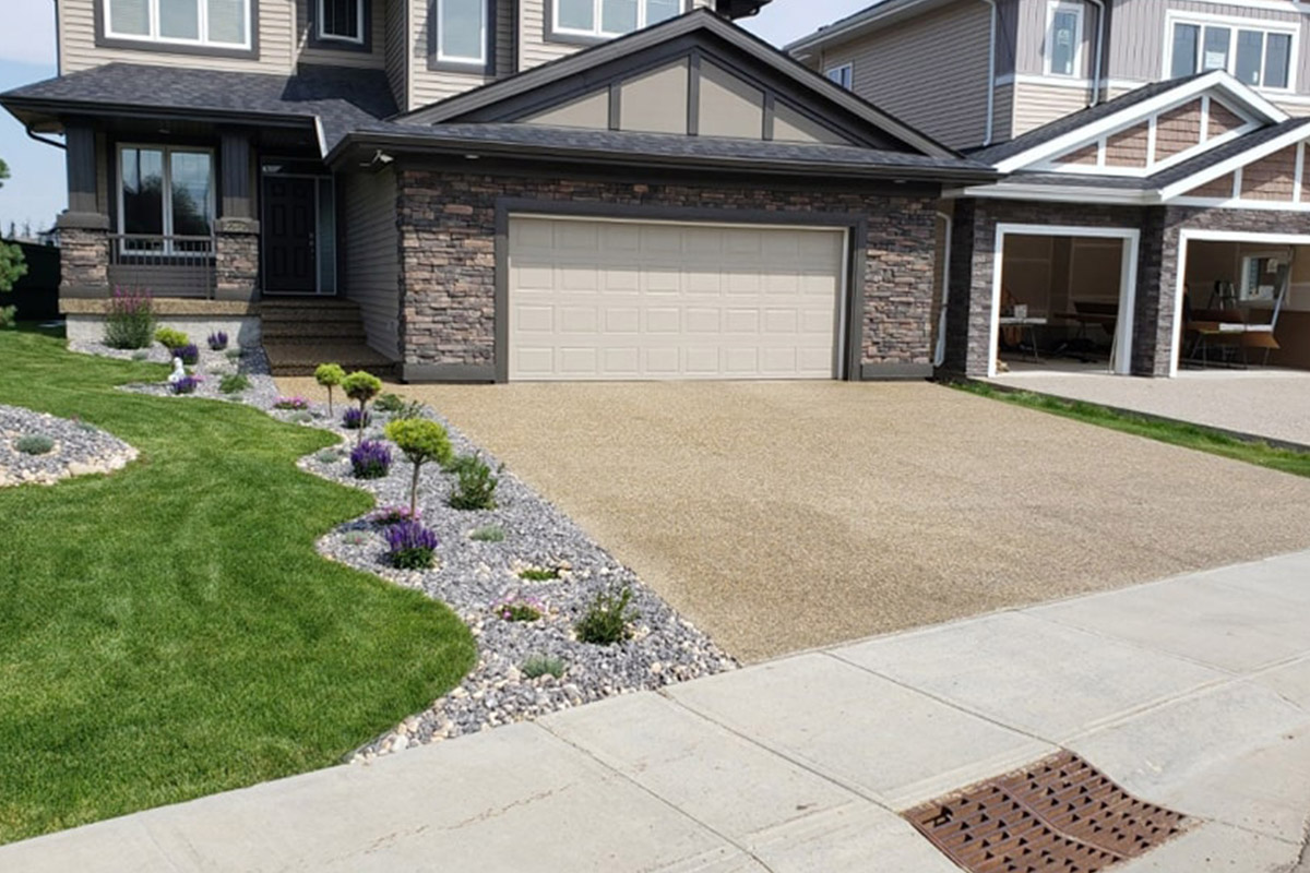 Concrete driveways